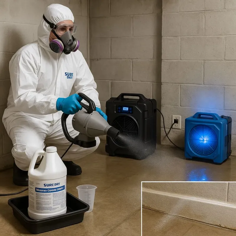 Sanitization and Odor Removal process in Central Gardens, TX