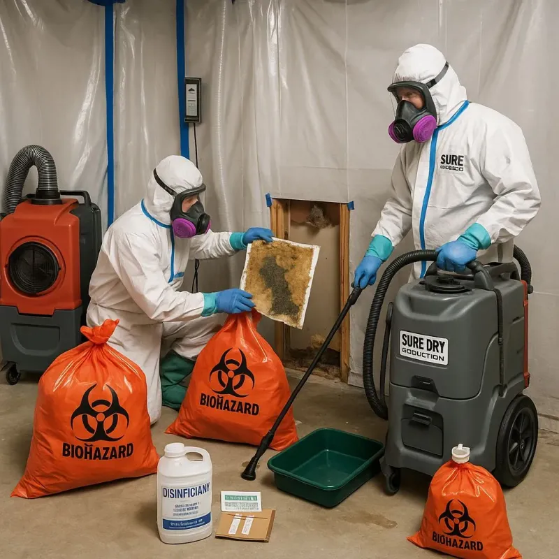 Contaminated Water Handling Protocols process in Central Gardens, TX