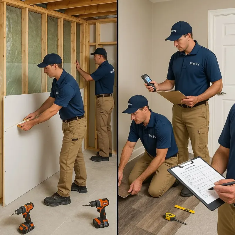 Repairs and Reconstruction process in Central Gardens, TX