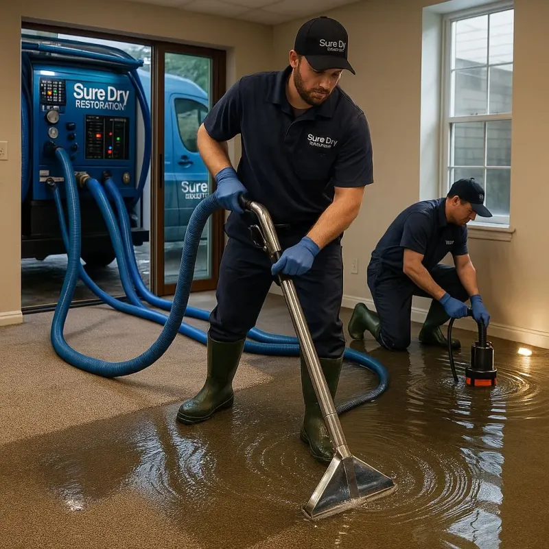 Water Extraction and Removal process in Central Gardens, TX